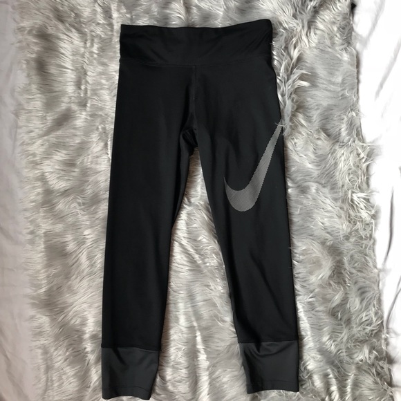 Nike Pants - Nike DRI-FIT black capris (women)